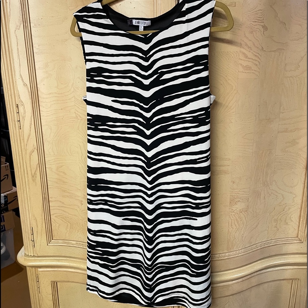 Jennifer Lopez Zebra Dress